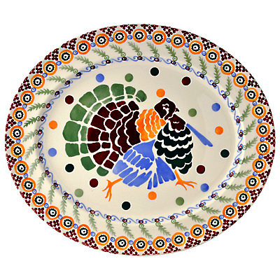 Emma Bridgewater Polka Dot Christmas Turkey Platter